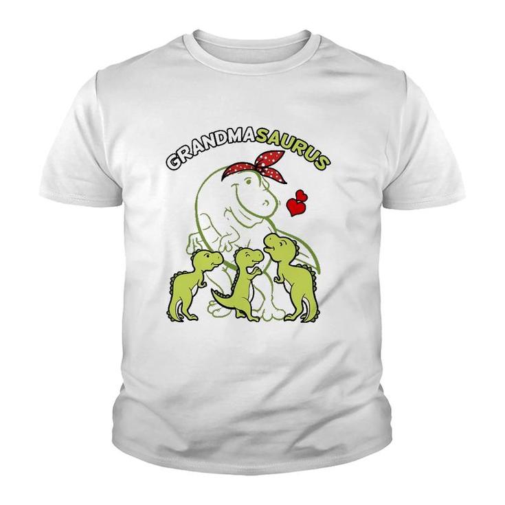 Grandmasaurus Grandma Tyrannosaurus Dinosaur Mother's Day Youth T-shirt