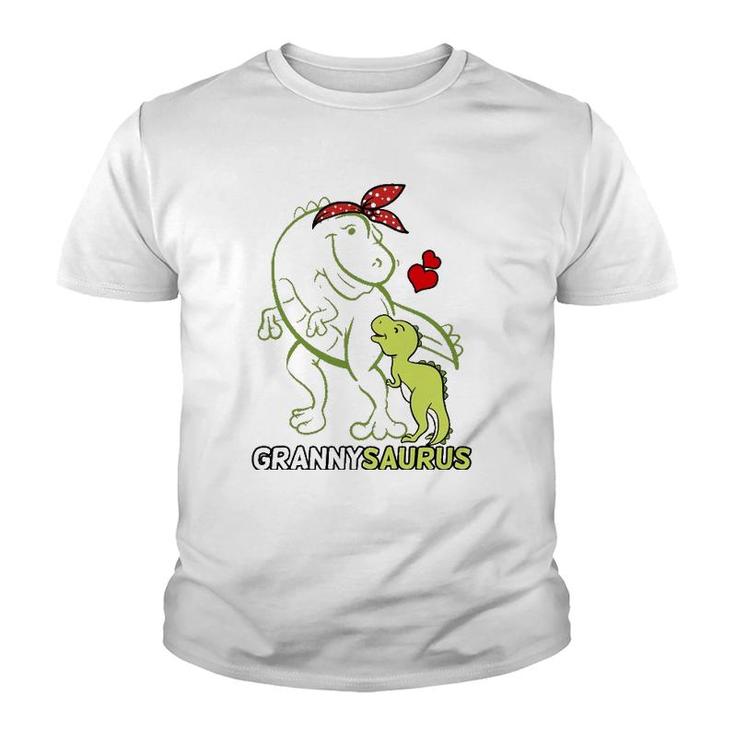 Grannysaurus Granny Tyrannosaurus Dinosaur Baby Mother's Day Youth T-shirt
