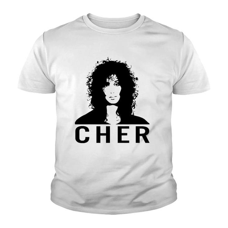 Graphic Cher's Art Design Essential Distressed Country Music Youth T-shirt