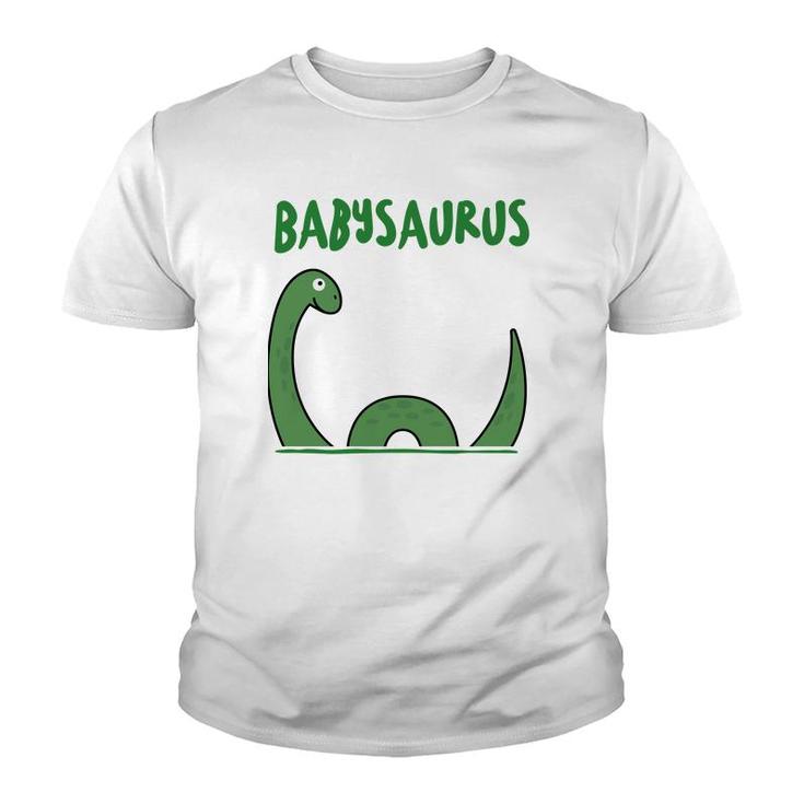 Green Babysaurus Gift For Kids Cute Funny Youth T-shirt