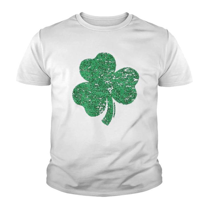 Green Shamrock Saint Patricks Day Youth T-shirt