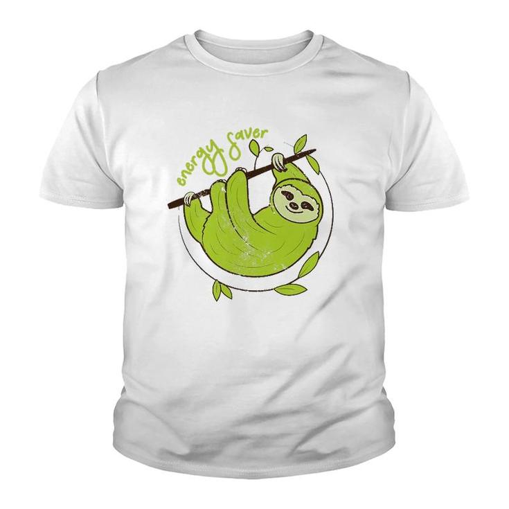 Green Three Toed Sloth Youth T-shirt