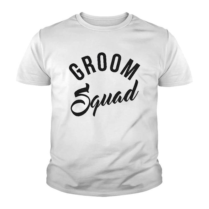 Groom Squad Funny Bachelor Youth T-shirt