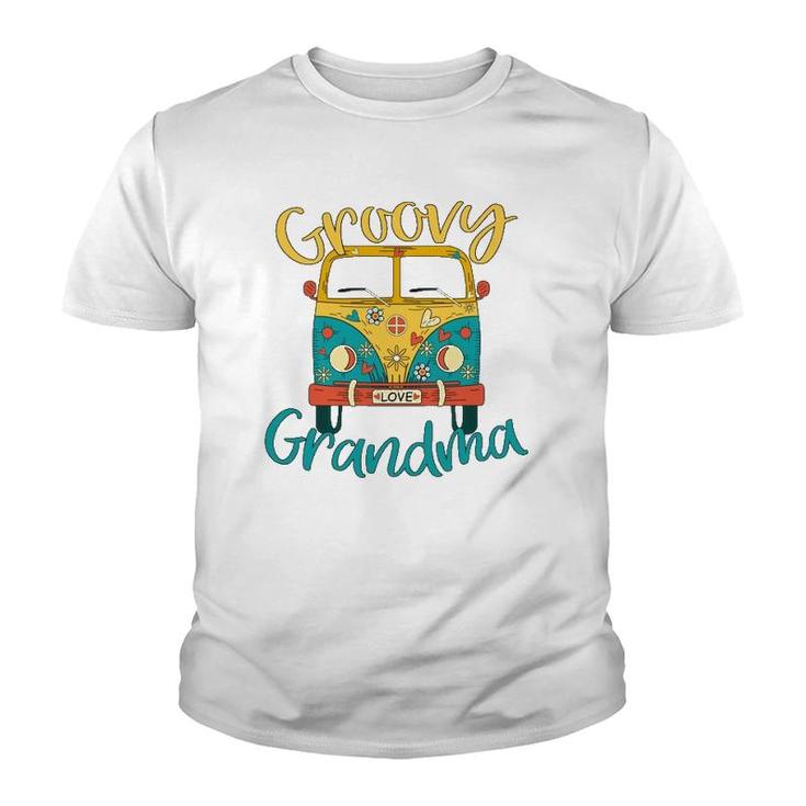 Groovy Grandma Retro Mother's Day Youth T-shirt