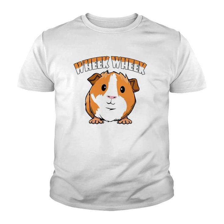 Guinea Pig Wheek Pigs Cavy Lover Guinea Pig Mom Youth T-shirt