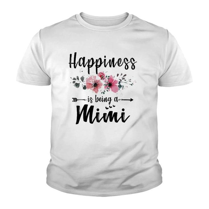 Happiness Is Being A Mimi  Mother's Day Gift Youth T-shirt