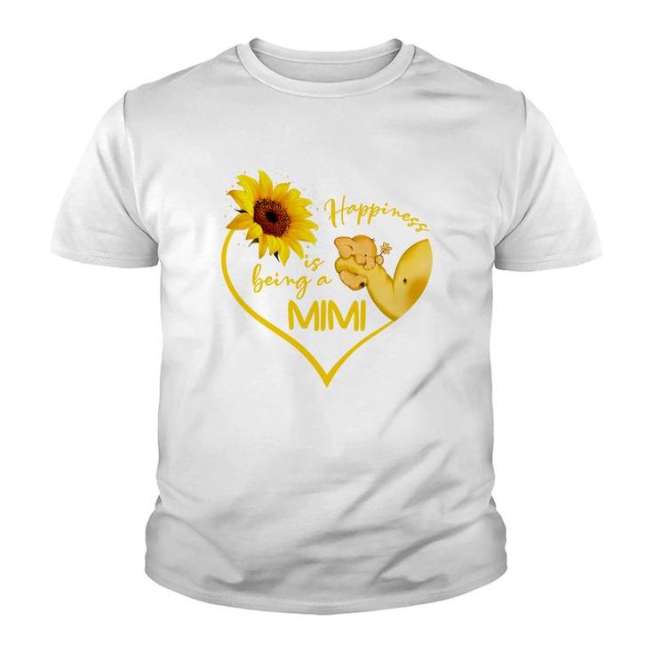 Happiness Is Being A Mimi Sunflower Youth T-shirt