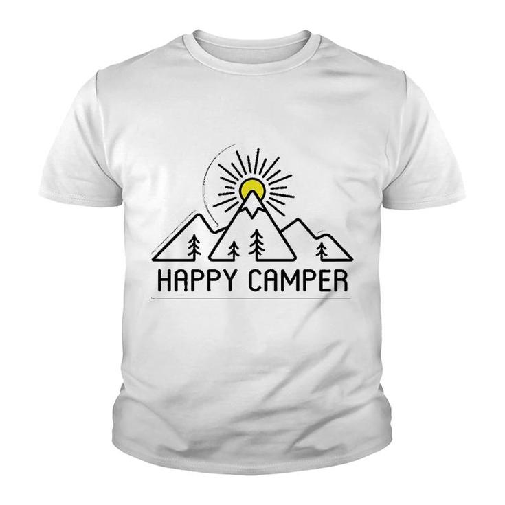 Happy Camper Sunshining Mountain Youth T-shirt