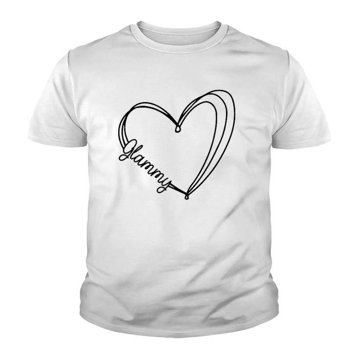 Happy Mother’S Day Glammy Heart Love Cute Youth T-shirt