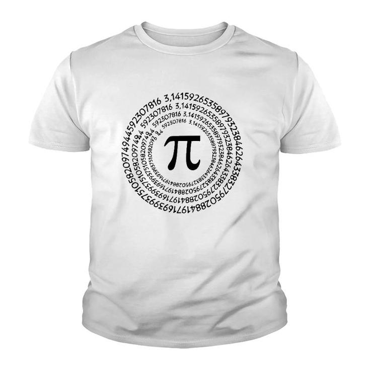 Happy Pi Day 314 Pi Number Symbol Math Teacher Science Gift Youth T-shirt