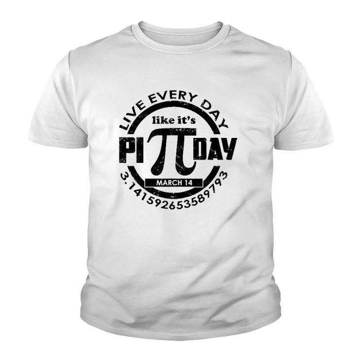 Happy Pi Day Funny 314 Math March 14 Youth T-shirt