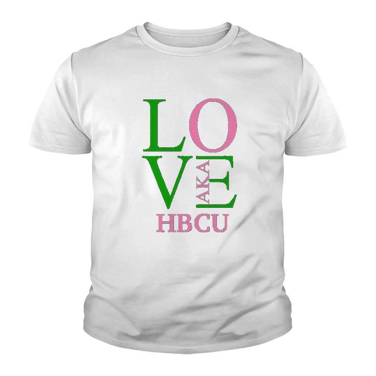 Hbcu Love Aka Paraphernalia Aphla Youth T-shirt
