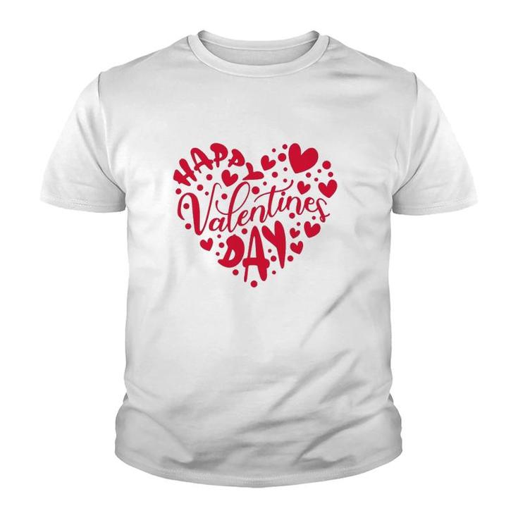 Heart Happy Valentine's Day Gifts Raglan Youth T-shirt