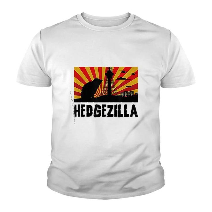 Hedgehog Graphic Hedgezilla New Youth T-shirt