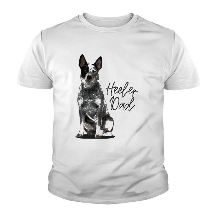 Heeler Dad I Australian Cattle Dog I Domestic Family Animal Youth T-shirt