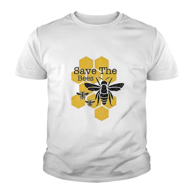 Honeycomb Save The Bees Youth T-shirt