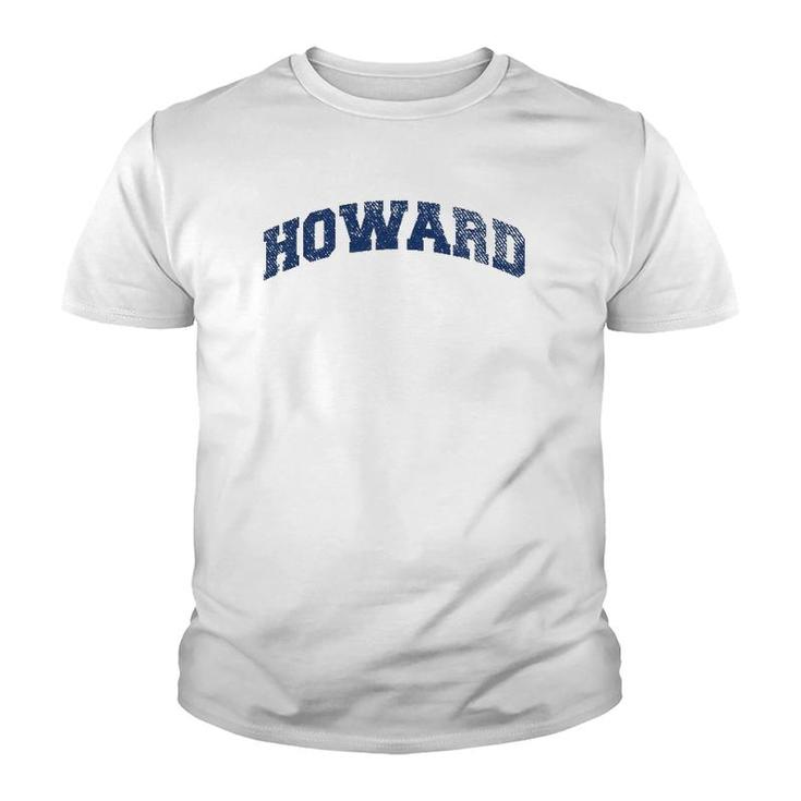 Howard Varsity Style Vintage Grey Youth T-shirt
