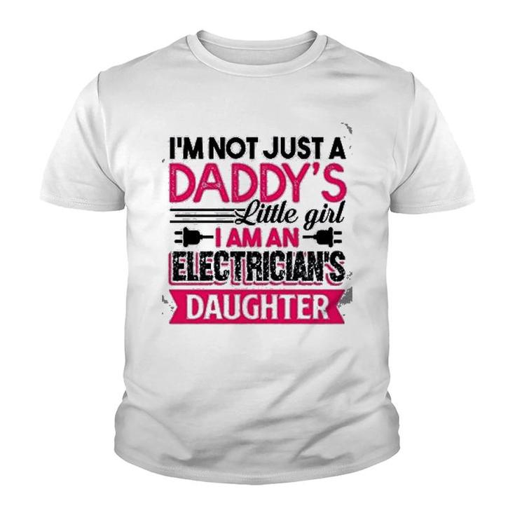 I Am An Electrician Daughter Youth T-shirt