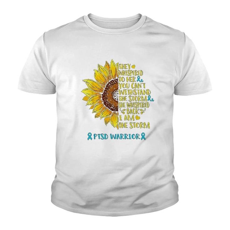 I Am The Storm Ptsd Warrior Youth T-shirt