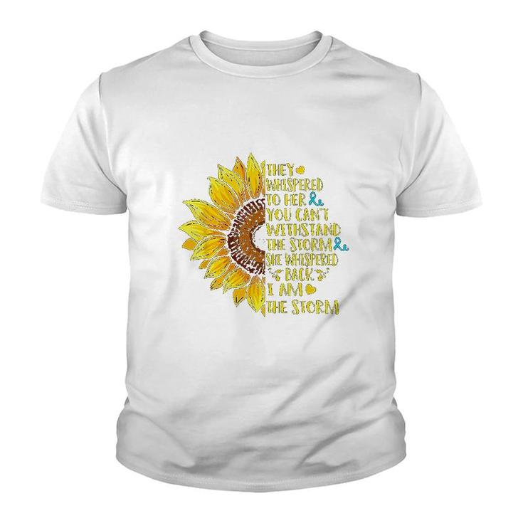 I Am The Storm Recovery Warrior Youth T-shirt
