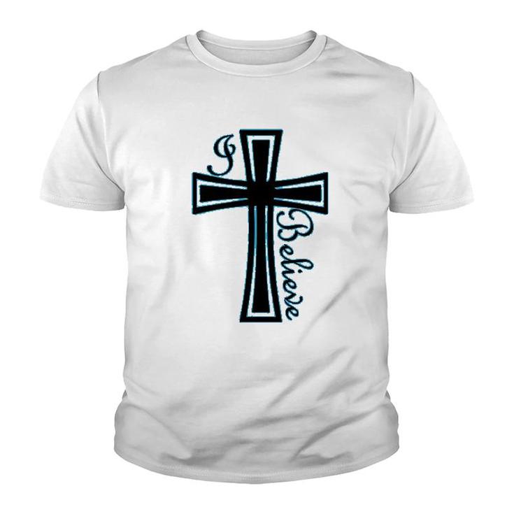 I Believe Christian Faith Youth T-shirt