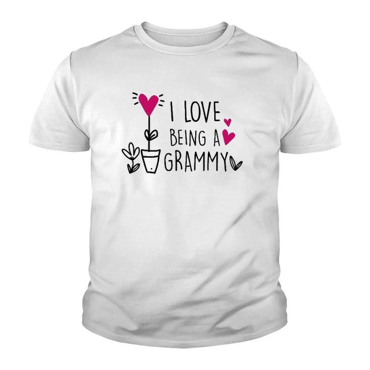 I Love Being A Grammy Inspirational Grandma Mother's Day Youth T-shirt