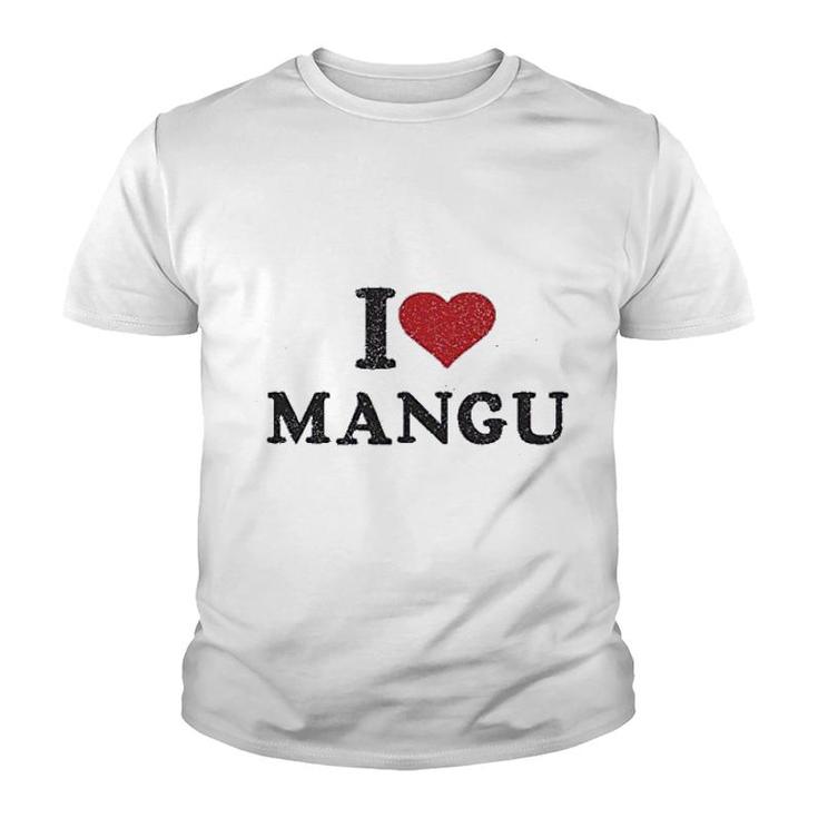 I Love Mangu Youth T-shirt