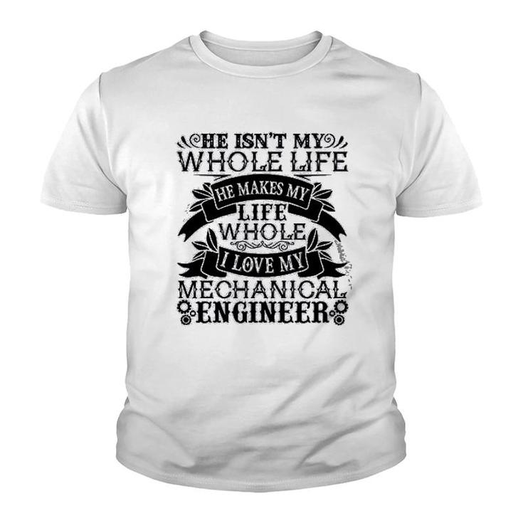 I Love My Mechanical Engineer Youth T-shirt