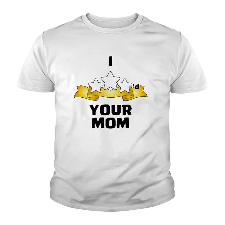 I Three Starred Your Mom Silver Youth T-shirt