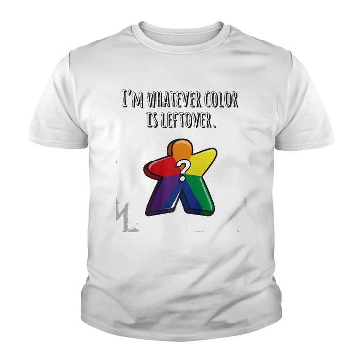 I'm Whatever Color Meeple Board Games Youth T-shirt