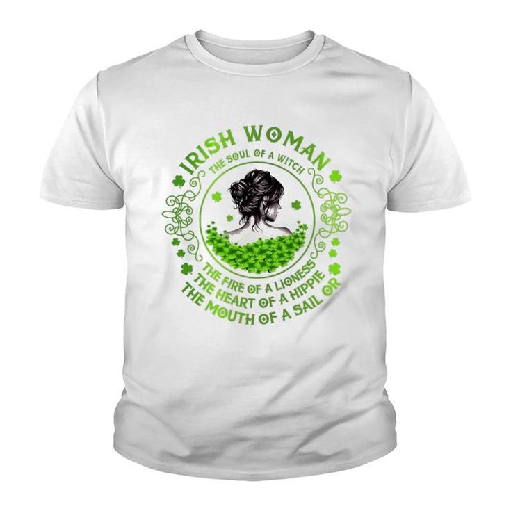 Irish Woman The Soul Of A Witch Youth T-shirt