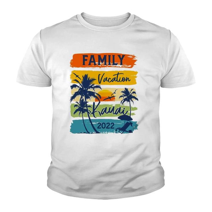 Kauai Hawaii Hawaiian Vacation 2022 Matching Family Group Youth T-shirt