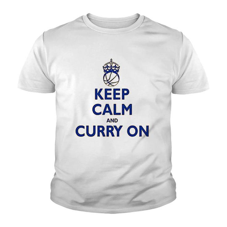 Keep Calm And Curry On Youth T-shirt
