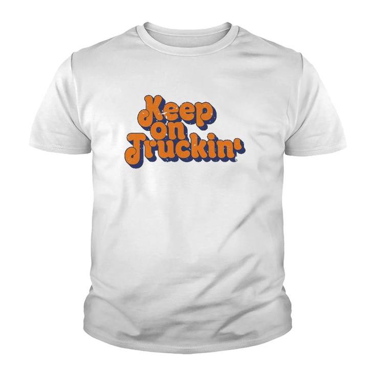 Keep On Trucking  Retro Classic Vintage S Youth T-shirt