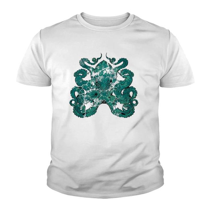 Kraken Sea Monster Ocean Animal Gift Octopus Youth T-shirt