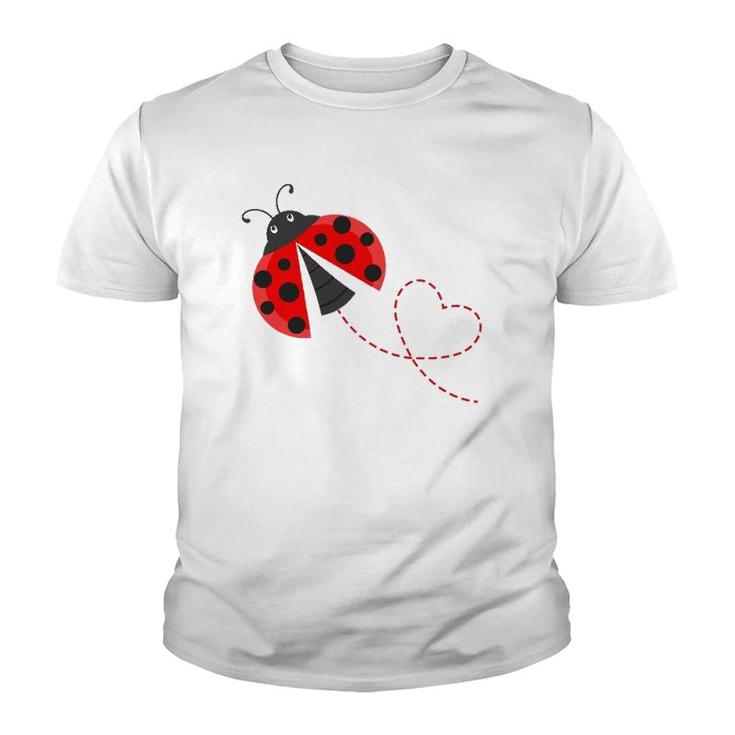 Ladybeetle Ladybugs Nature Lover Insect Fans Entomophile Youth T-shirt