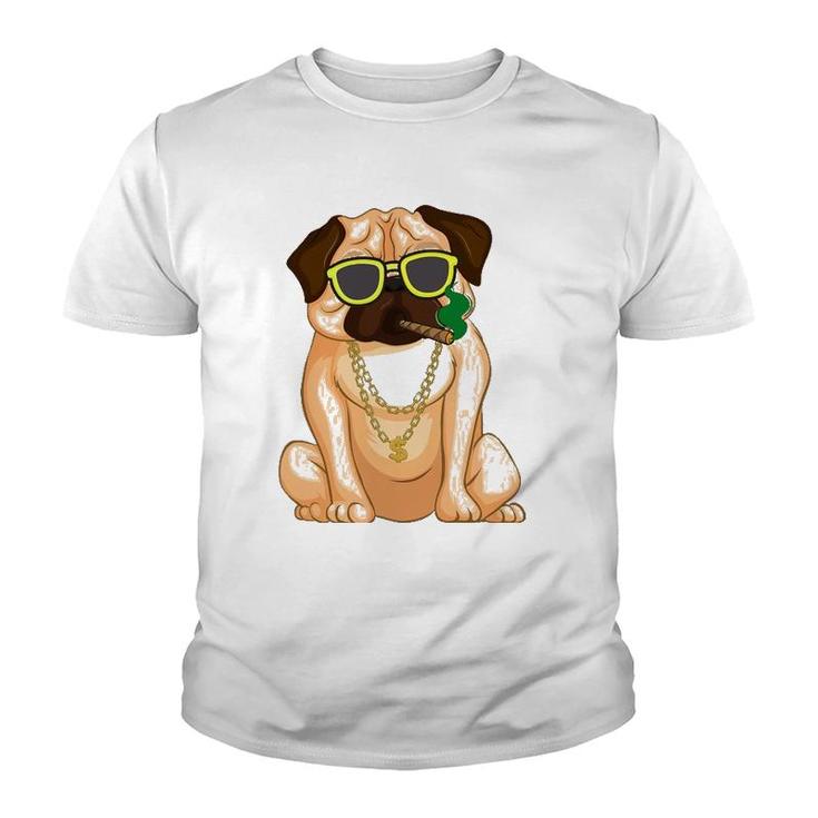 Lazy English Bulldog Dog Lover Funny Youth T-shirt