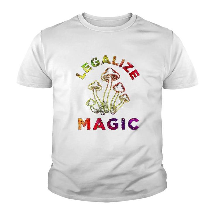 Legalize Magic Hippie Tie Dye Youth T-shirt