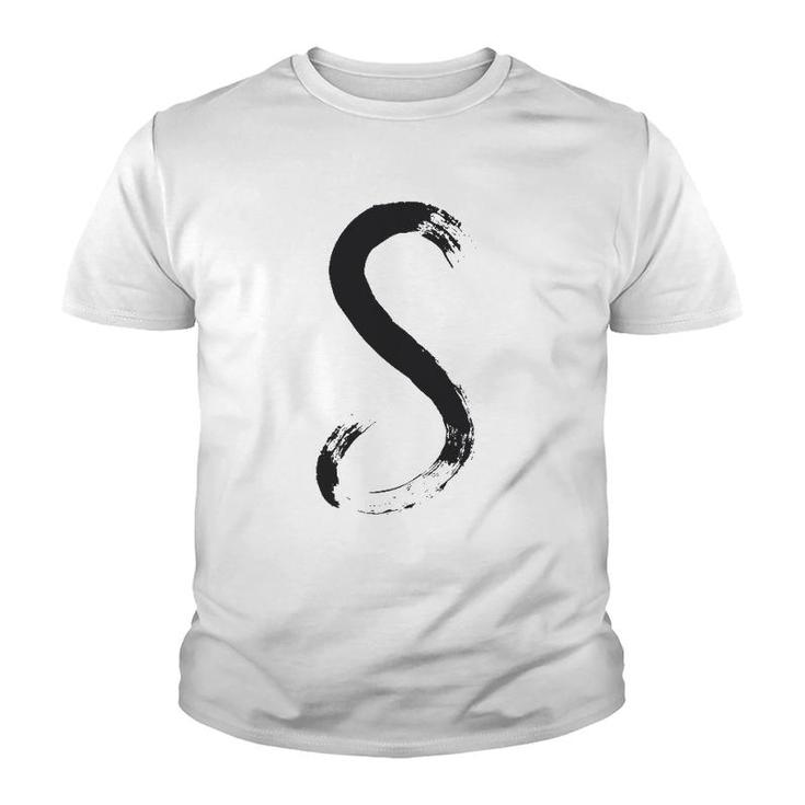 Letter S Alphabet Initial Of Names And Words Spelling Youth T-shirt