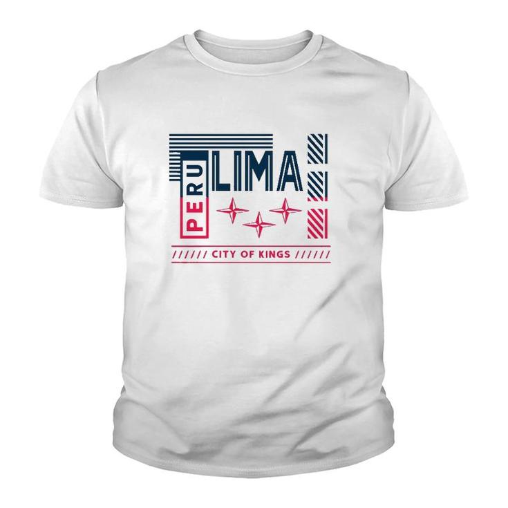 Lima Peru City Of King Youth T-shirt