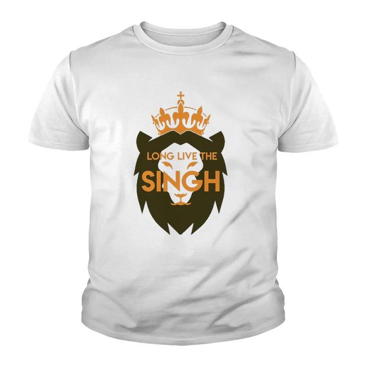 Long Live The Singh Lion Raja Youth T-shirt