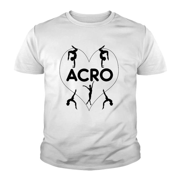 Love Acro  Acro Yoga Youth T-shirt