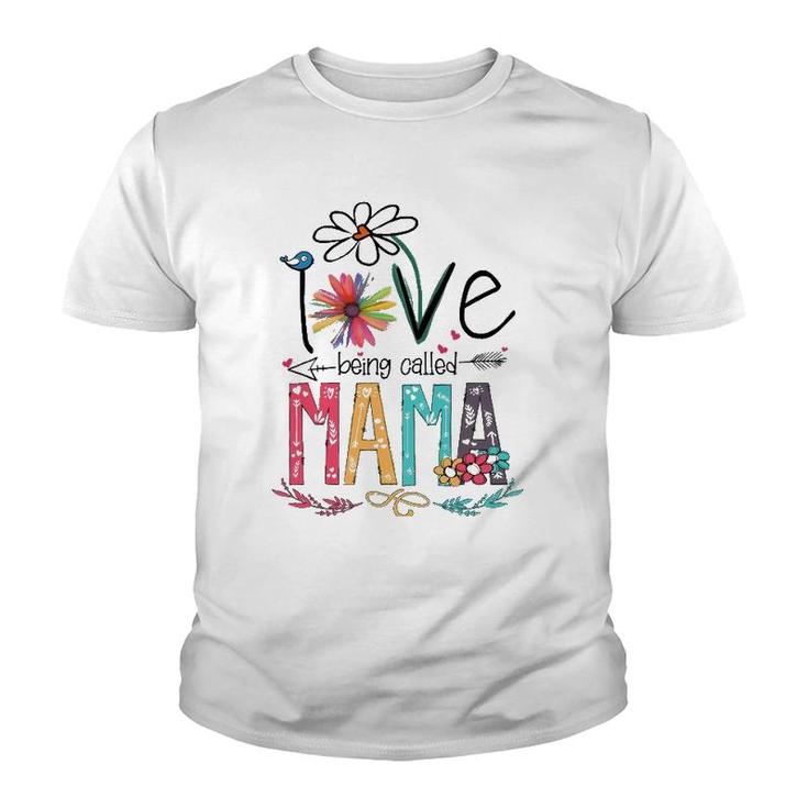 Lover I Love Being Called Grandma Mimi Nana Gigi Mama Tee Youth T-shirt