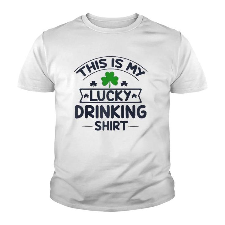 Lucky Drinking Raglan Baseball Tee Youth T-shirt
