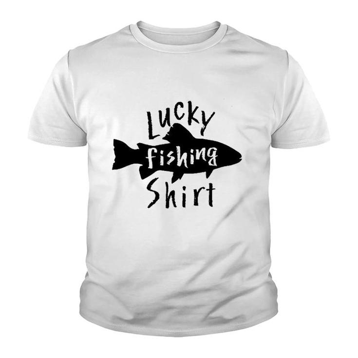 Lucky Fishing Fish Youth T-shirt