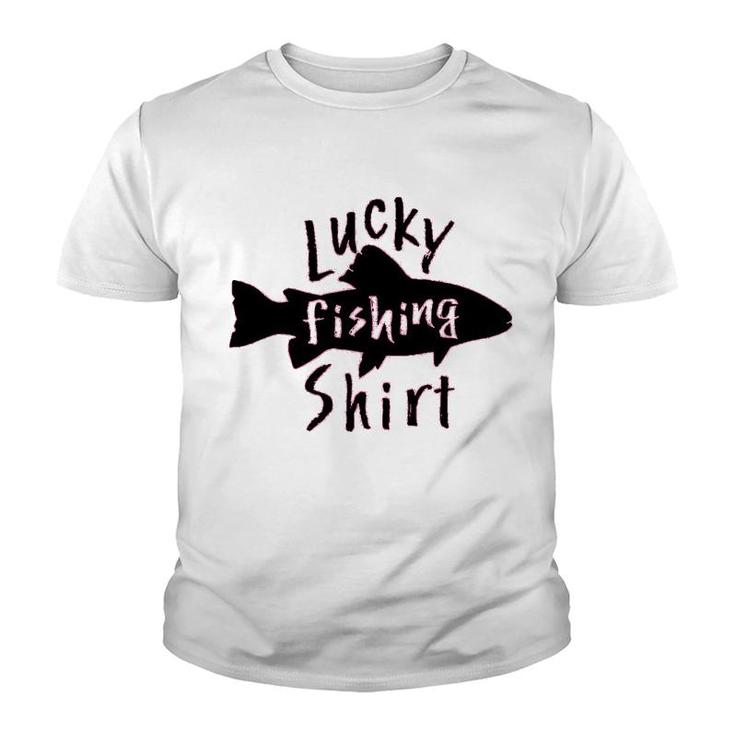 Lucky Fishing Fish Youth Youth T-shirt