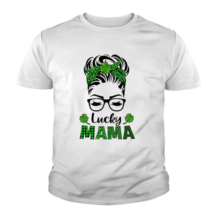 Lucky Mama Happy St Patrick's Day Youth T-shirt