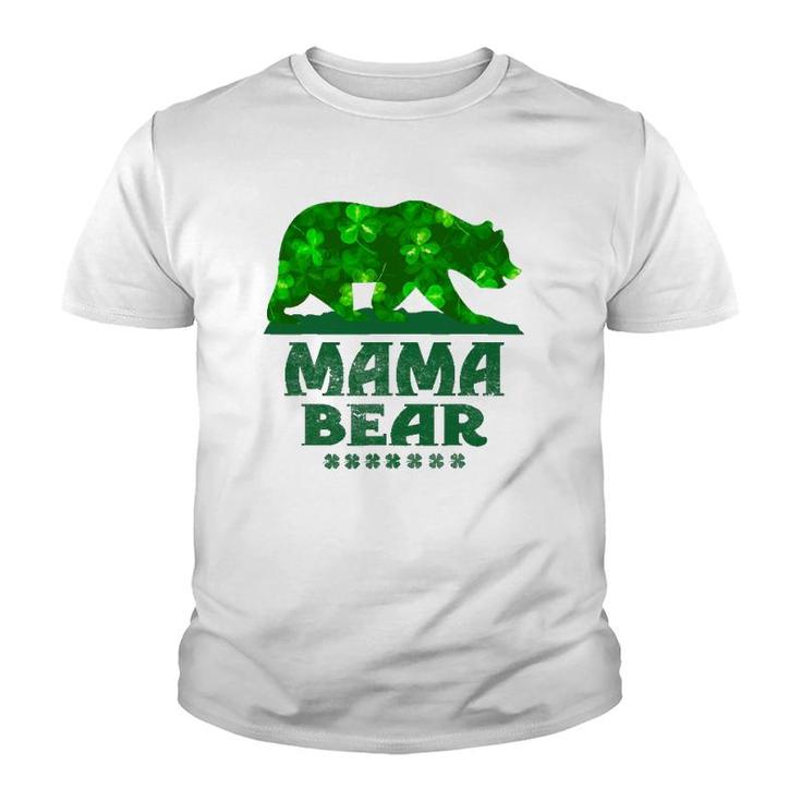 Mama Bear St Patrick's Day  Funny Mother Father Gifts Youth T-shirt