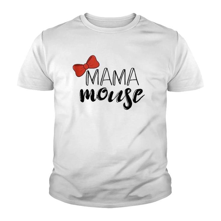 Mama Mouse , Family Vacation Mouse Matching Youth T-shirt