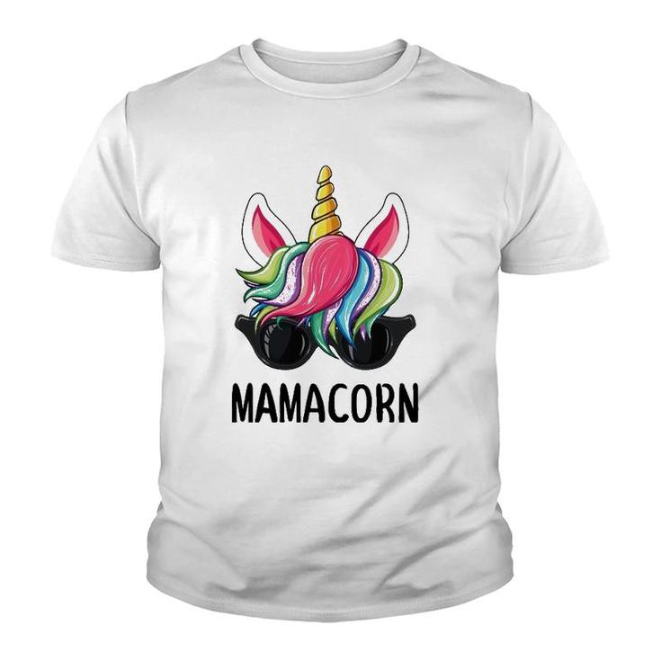Mamacorn Mom Funny Unicorn For Mother's Day Gifts Youth T-shirt